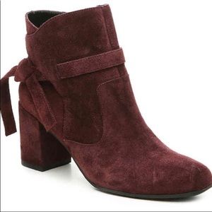 Pamela Aubergine Booties